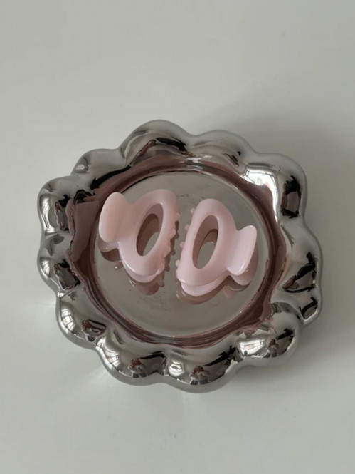 Liv clip pale blush 