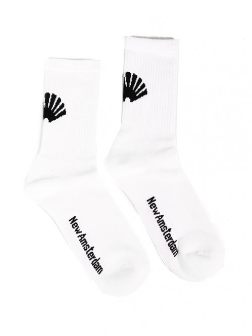 Logo socks white 