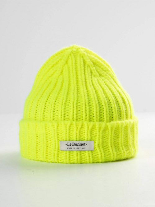 Logo beanie fluo yellow OS
