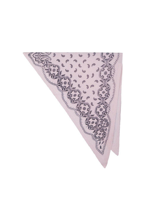 Lolana paisley knit scarf powder 