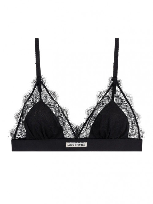 Love lace bra blk 