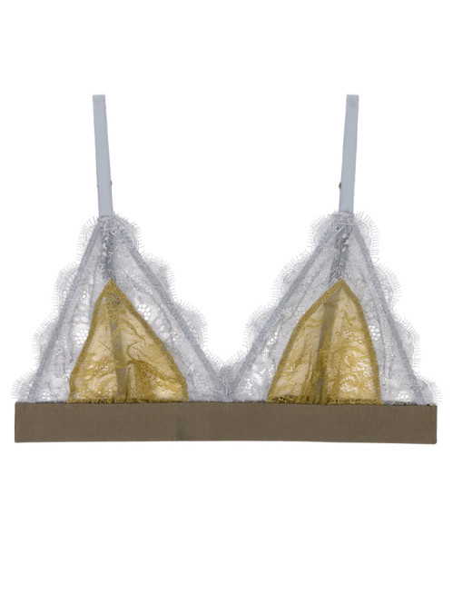 Love lace bra green 