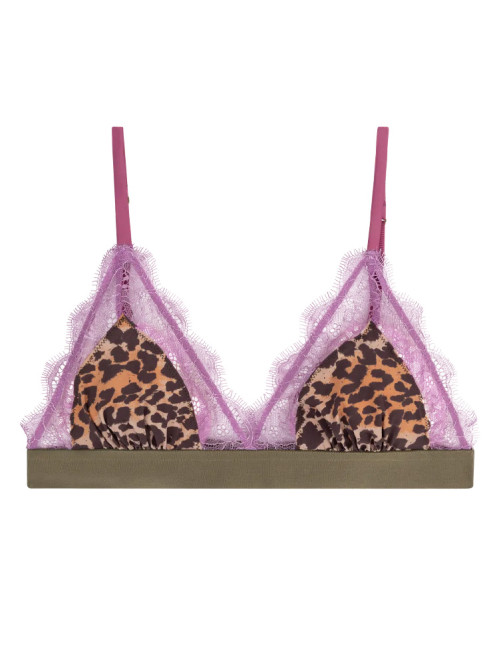 Love lace bra leopard 