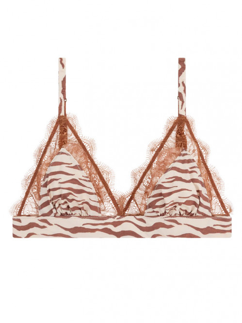 Love lace bra brown 