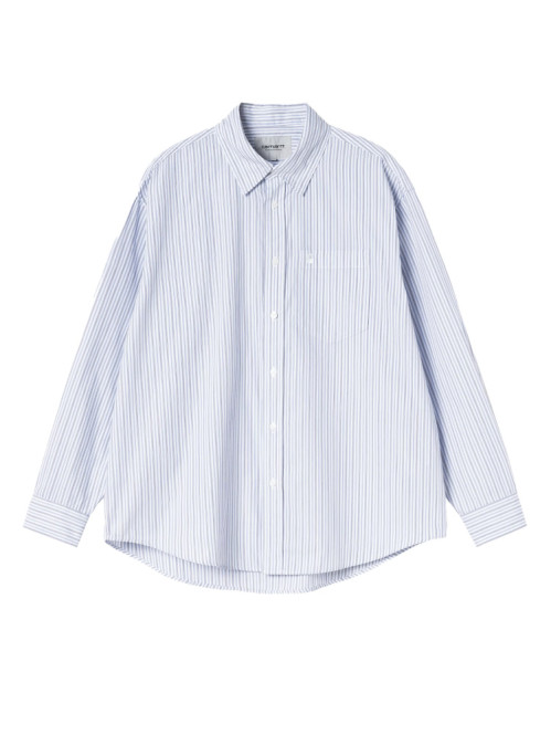 LS Keene shirt white stripe 