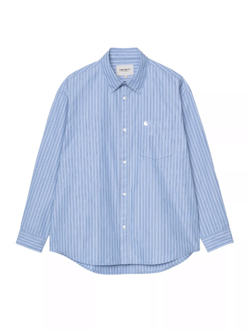 LS Keene shirt curacao stripe L
