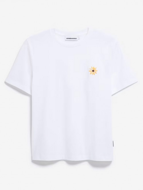 Lualaa flower t-shirt wht early 