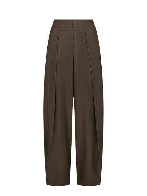Lucille structure pant dk brown XS