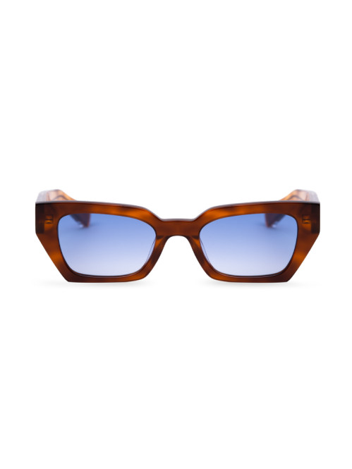 Luna sunglass transparent grad blue havana 
