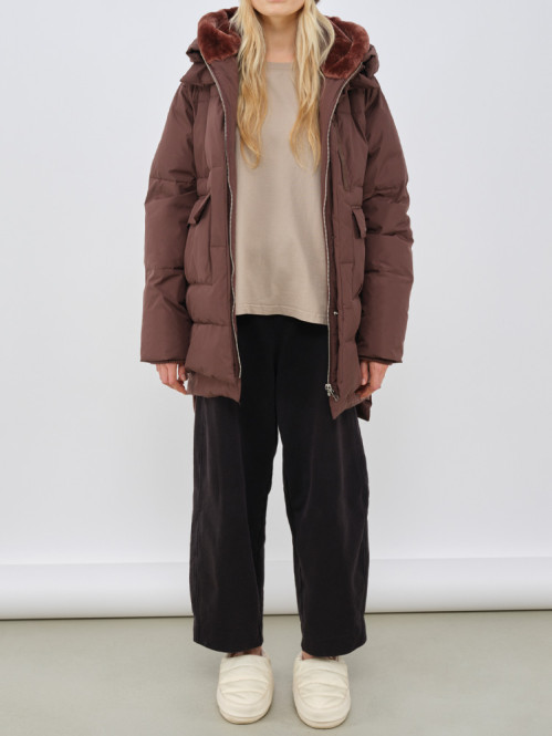 Lyndon puffer jacket french roast 
