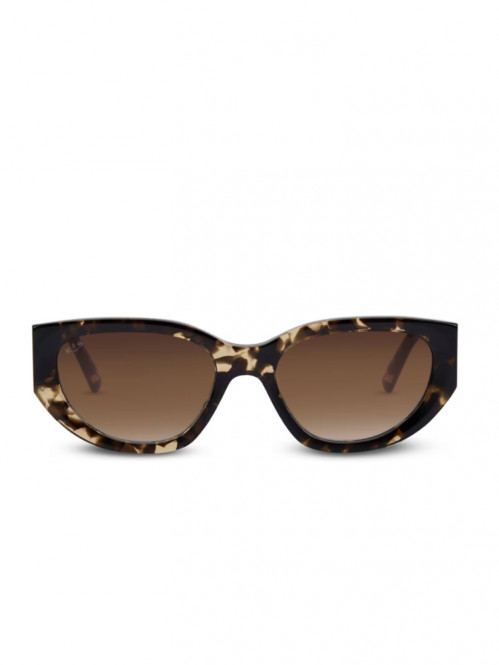 Lyon sunglass crystal tortoise brown 