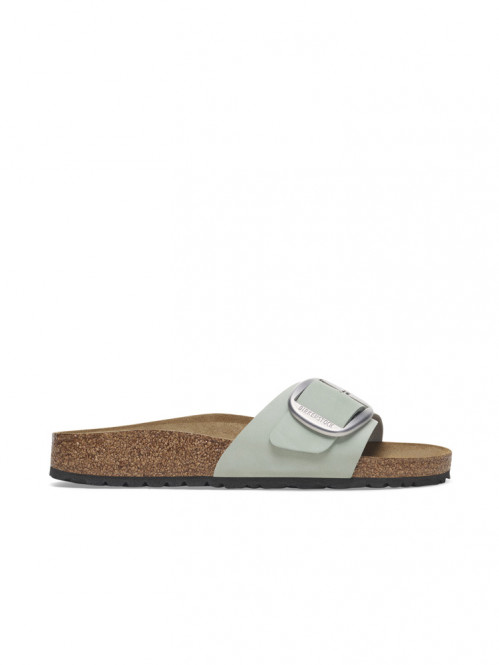 Madrid big buckle sandals pure sage 