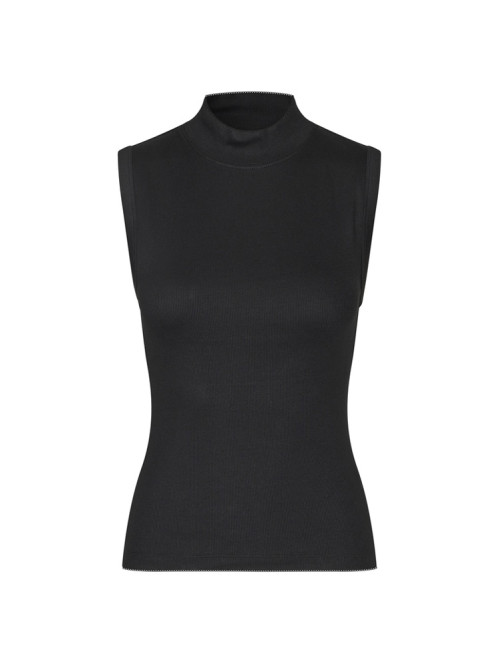 Magen sl crochet-m evelyn top black 