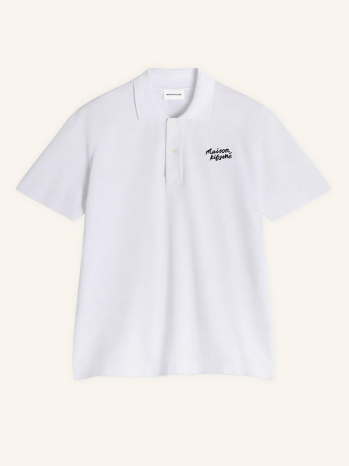 Maison Kitsuné polo shirt white 