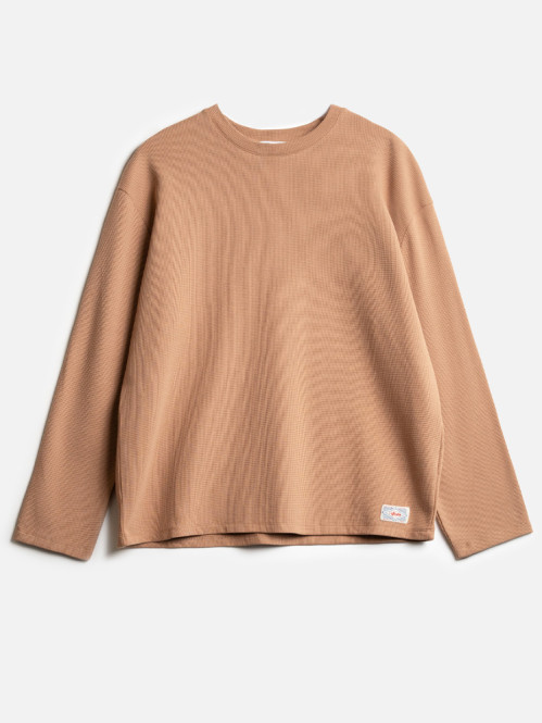 Marvin longsleeve camello L