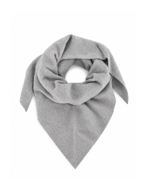 Kibo triangle maxi scarf grey mel 