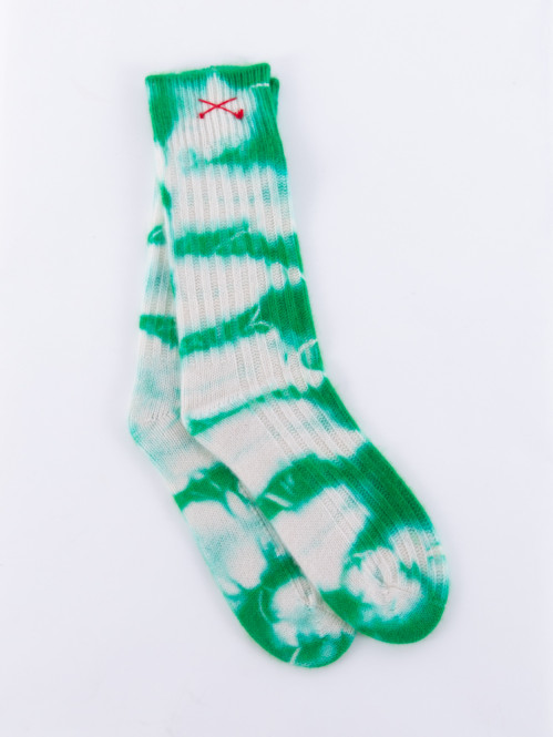 Tie dye socks 50 evergreen 