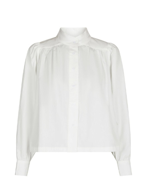 Melya poplin shirt white 