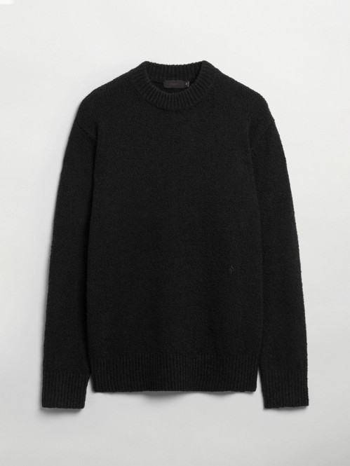 Mike knit soft cotton mix black 