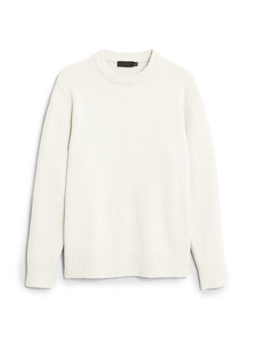 Mike knit soft cotton mix off white 