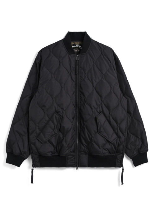 Military down jacket black 