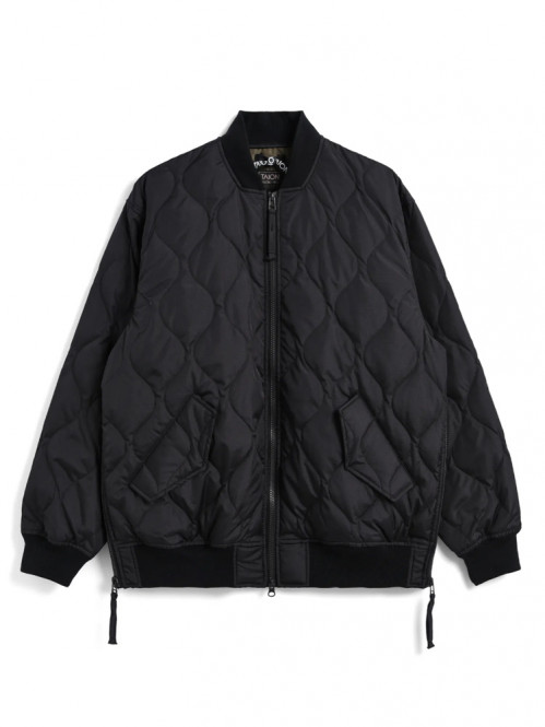 Military down jacket black 