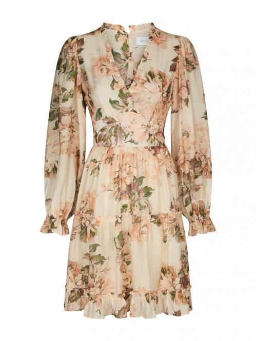 Miller Mega floral dress peach blossom 