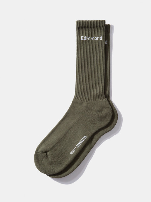 Mini logo socks plain khaki 