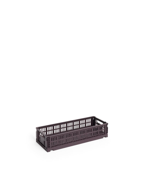 Colour crate mini oblong bordeaux 