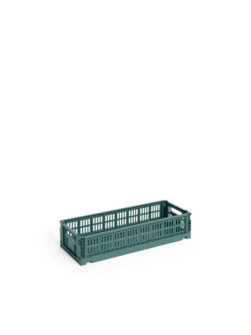Colour crate mini oblong dark green OS