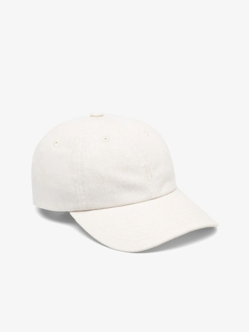 Mini heringbone twill cap natural 