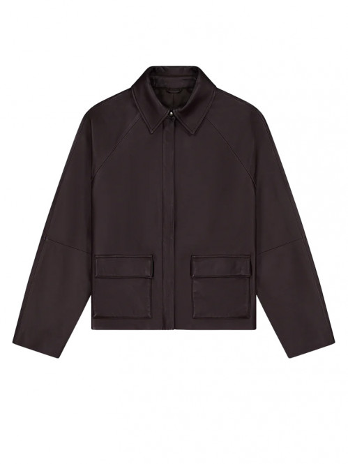 Mo leather jacket balsamic 