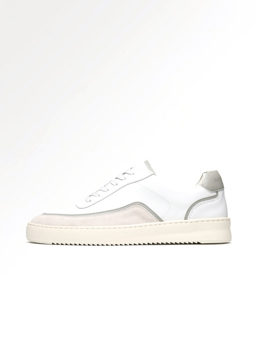 Mondo stack sneaker nappa wht off wht 