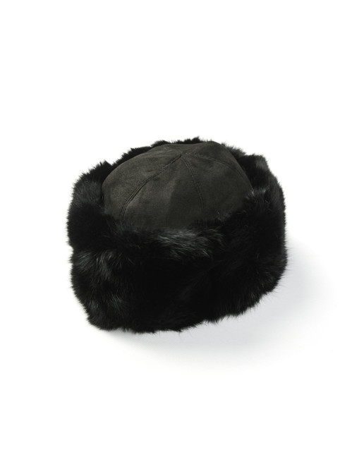 Nappi faux fur hat black OS