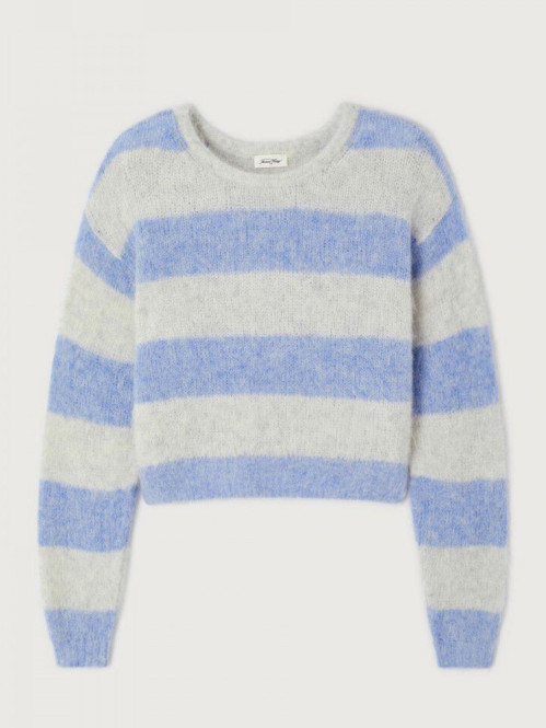 Nib 18a pullover rayures givre 