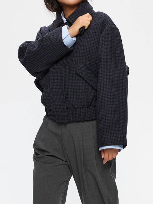 Nova jacket grey check 
