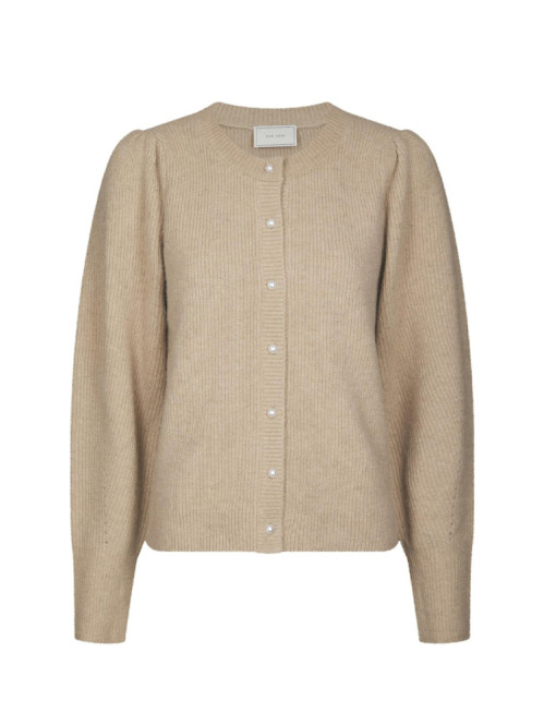 Nuna knit cardigan warm grey 
