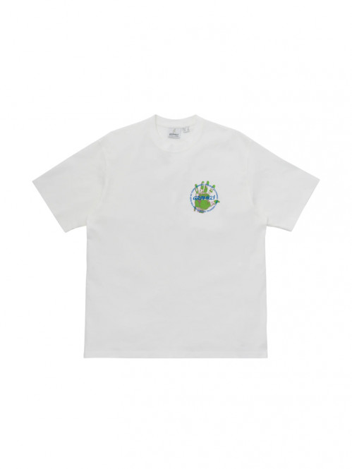 Climbers hand tee white 