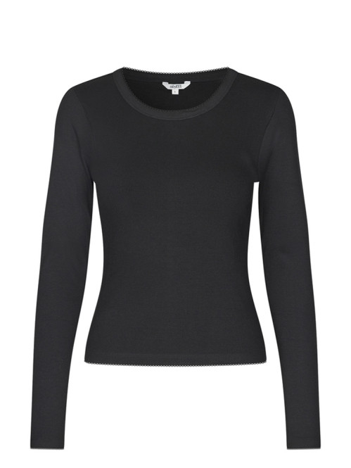 Otis ls crochet-m evelyn top black 