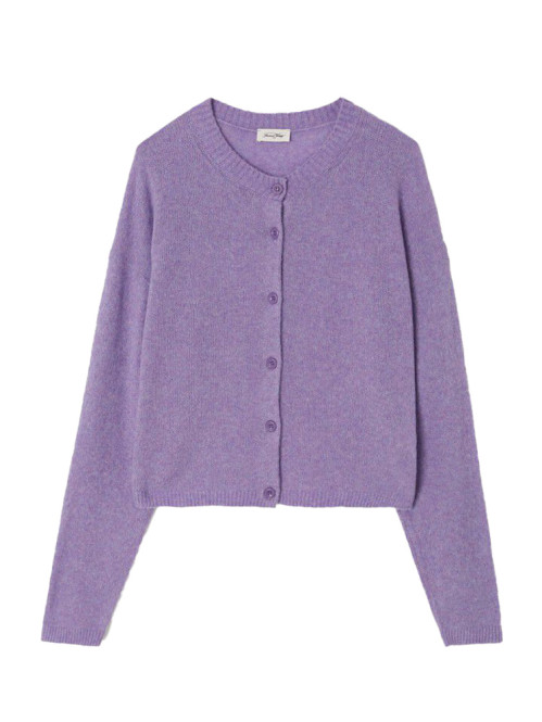 Oui 19a cardigan viola chine 