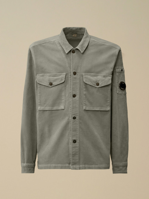 Overshirt corduroy fog 