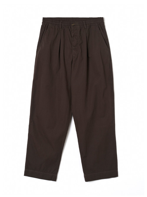 Oxford pant micro canvas brown 