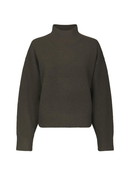 Paulina knit blouse moss green 