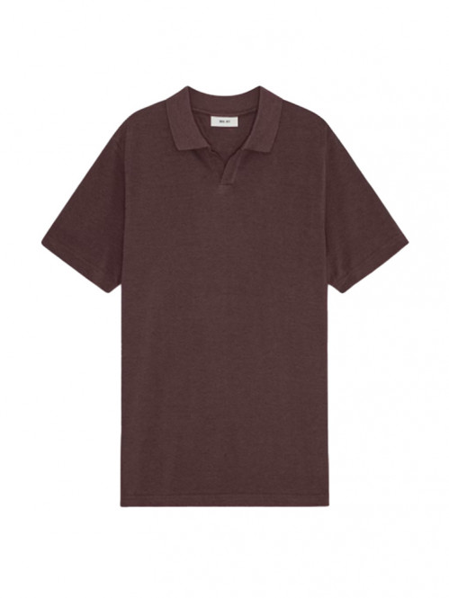 Paul ss polo shirt coffee 