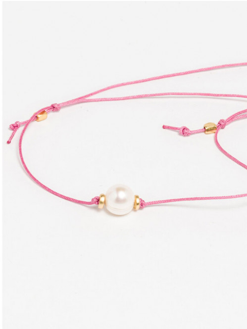 Big pearl necklace watermelon pink pink 