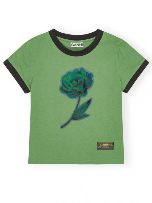 Peony baby fit t-shirt stone 
