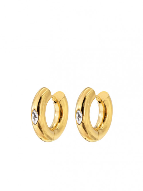 Phat glowy hoops gold 