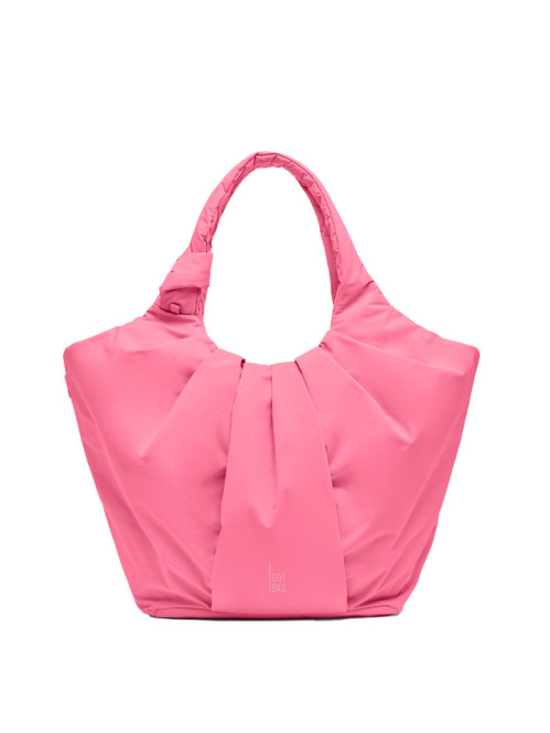 Pleat tote bag saina pink 