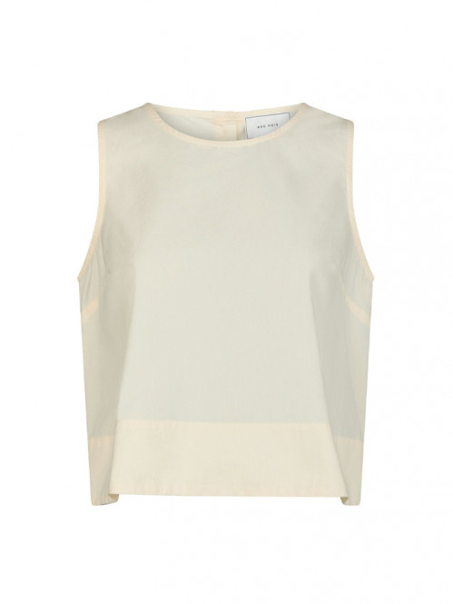 Polly c poplin top lt yellow L