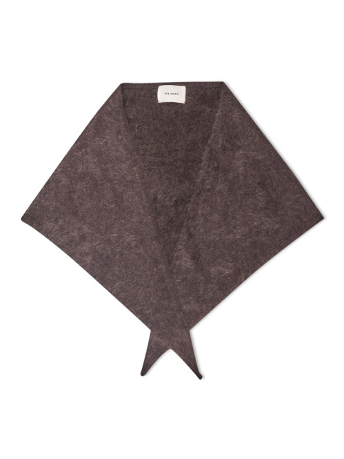 Poppy scarf brown 